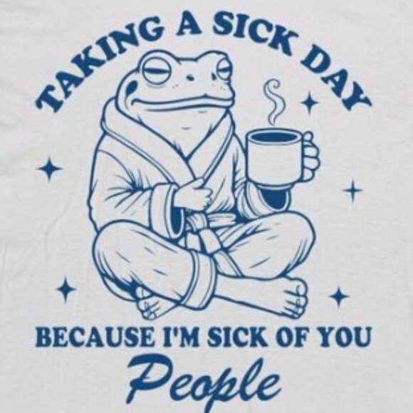 Vintage Frog T-Shirt, Retro Sarcastic Frog 90s Graphic Shirt - Picture 2 of 3